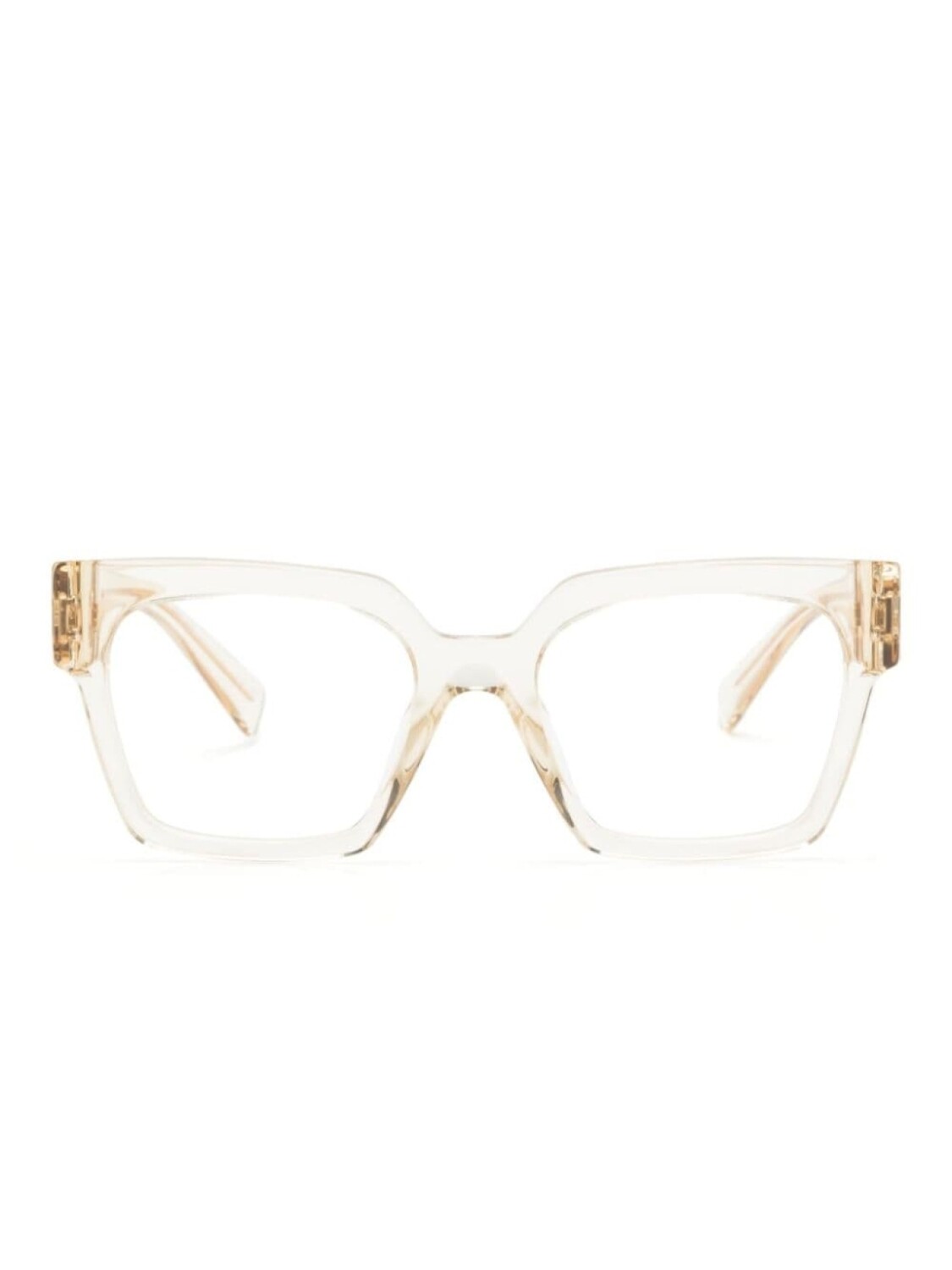 

Miu Miu Eyewear очки в прозрачной квадратной оправе, нейтральный цвет