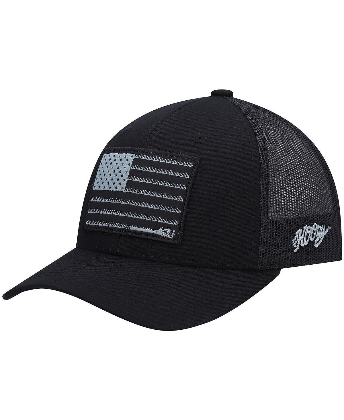 

Черная сетчатая кепка Snapback для мальчиков Liberty Roper Trucker Hooey