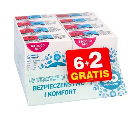 

Джонсон, О.Б. Pro Comfort Ultimate Mini, Тампоны Комфорт, 8 шт., JOHNSON