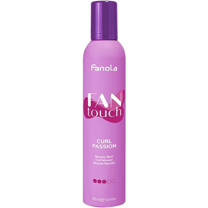Fantouch Curl Passion Мусс для вьющихся волос для дисциплинирования и придания формы натуральным или завитым локонам, 300 мл, Fanola