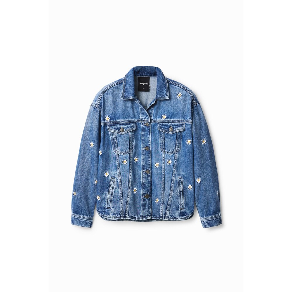 

Куртка Desigual Daisies Denim, синий