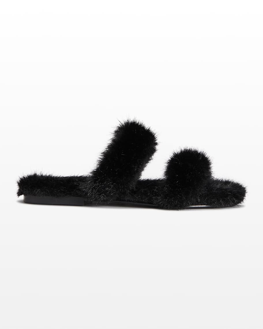

Сандалии Bleach из искусственной кожи с двумя ремешками Saint Laurent