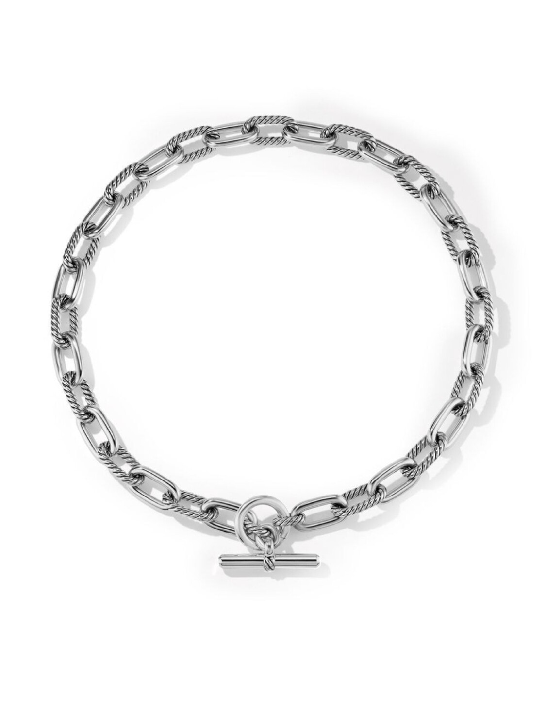 

Серебряное колье DY Madison Toggle David Yurman, серебряный