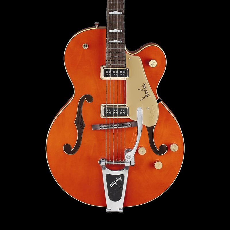 

Электрогитара Gretsch G6120DE Duane Eddy Signature Hollow Body with Bigsby Desert Sunrise