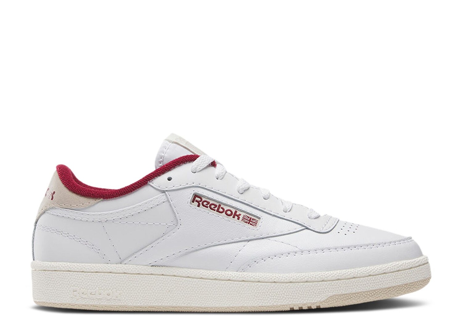 

Кроссовки Reebok Club C 85 'White Classic Maroon', белый