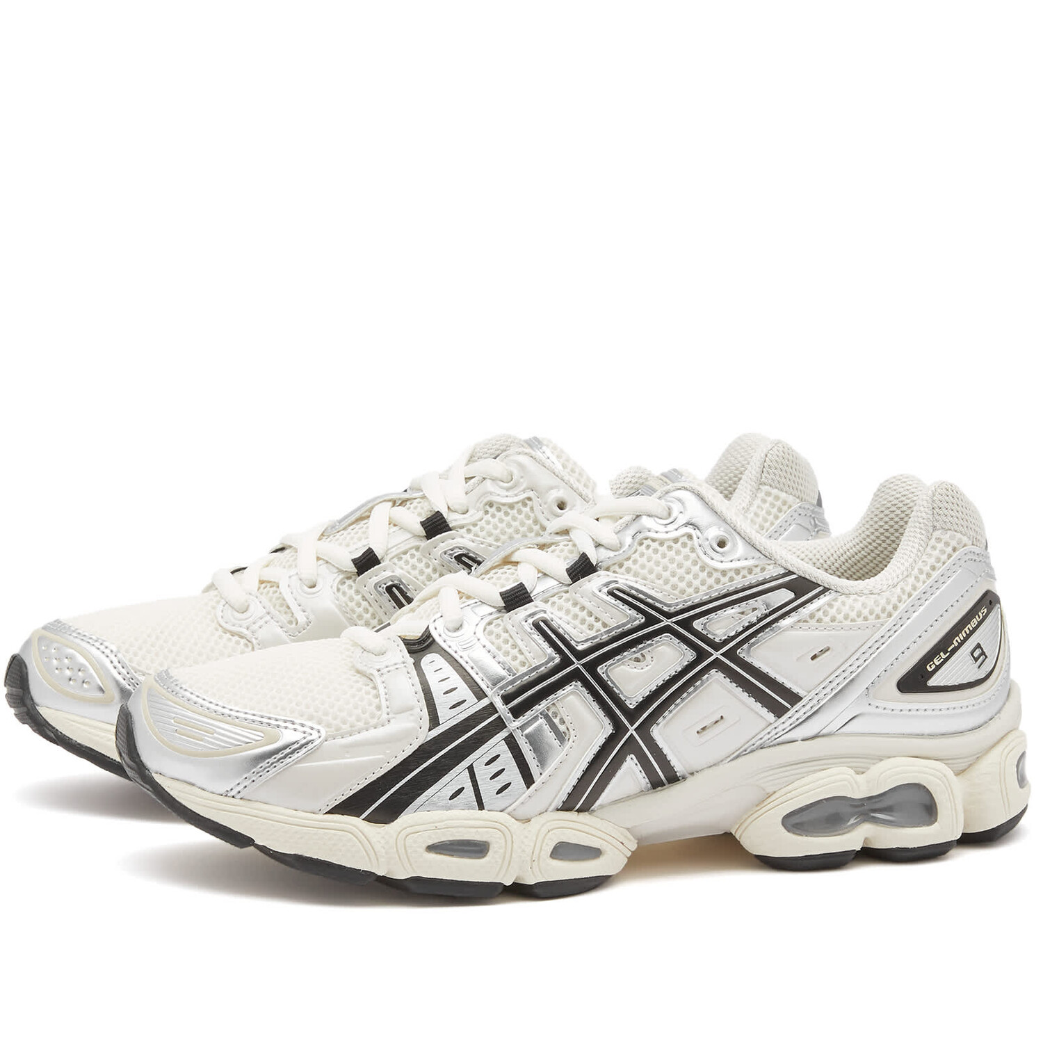 Кроссовки Asics Gel-Nimbus 9, цвет Cream & Black полукеды gel nimbus 9 unisex asics sportstyle цвет cream black