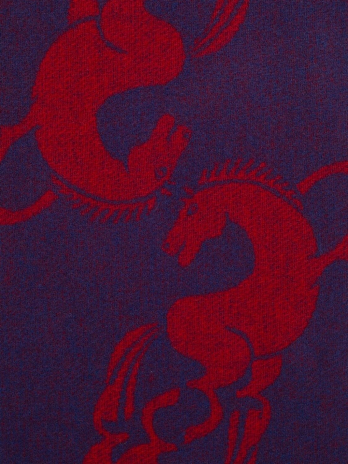 

Henrik Vibskov шарф Shrimp Horse, фиолетовый