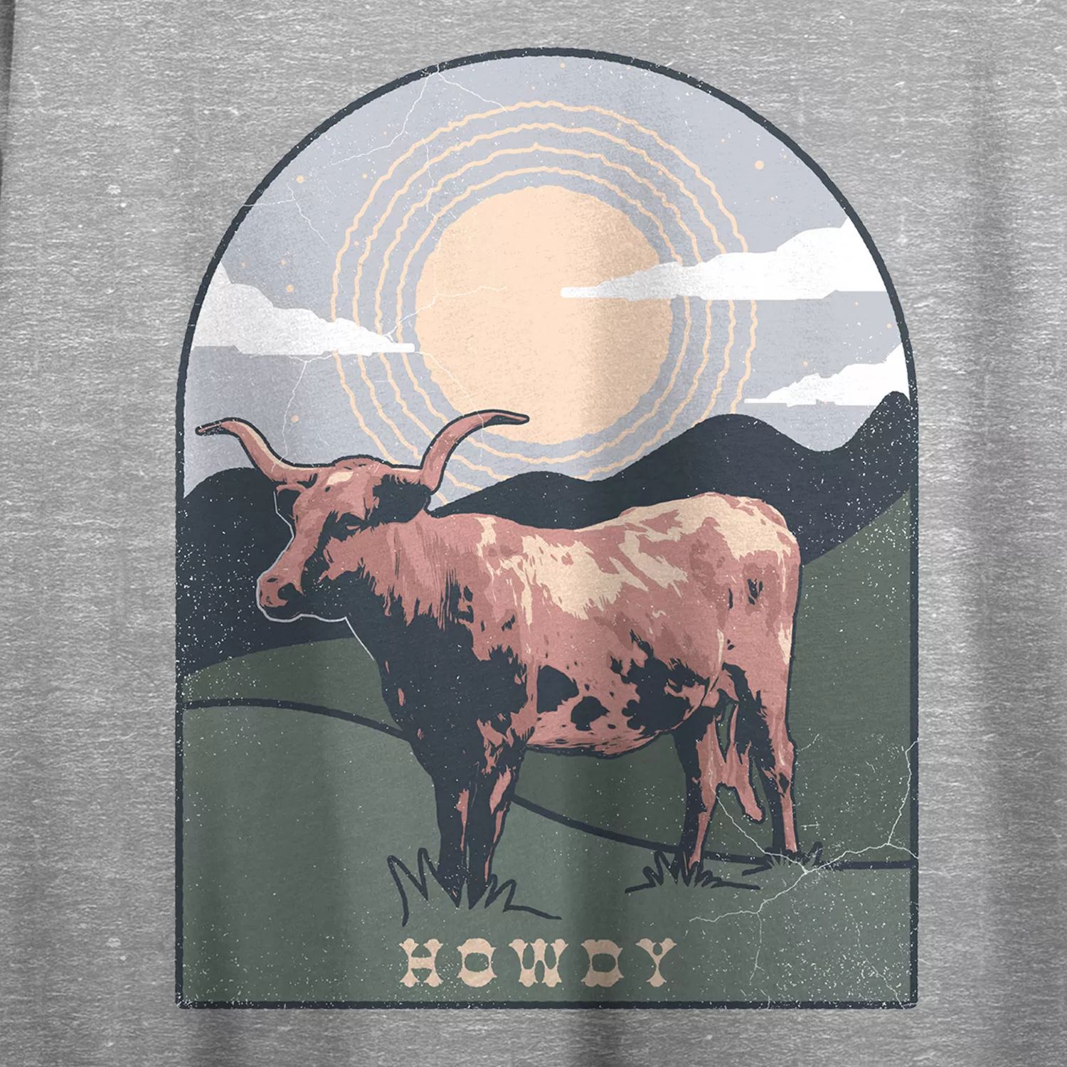 Футболка с изображением коровы Western Howdy для юниоров