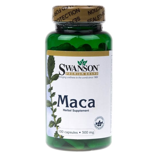 Swanson, Мака, 500 мг, 100 капсул swanson зеленый чай 500 мг 100 капсул