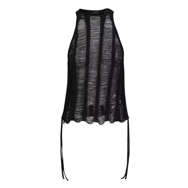 

Футболка sleeveless top Andreadamo, черный