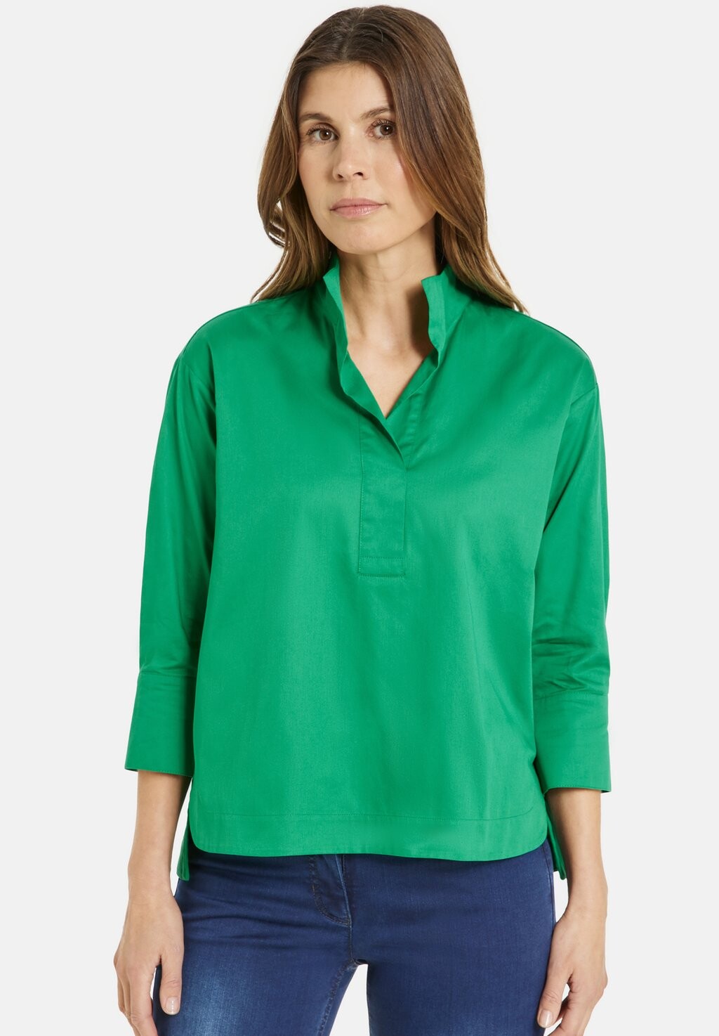 

Блузка 3/4 ARM MIT QUETSCHFALTE Gerry Weber, цвет vibrant green