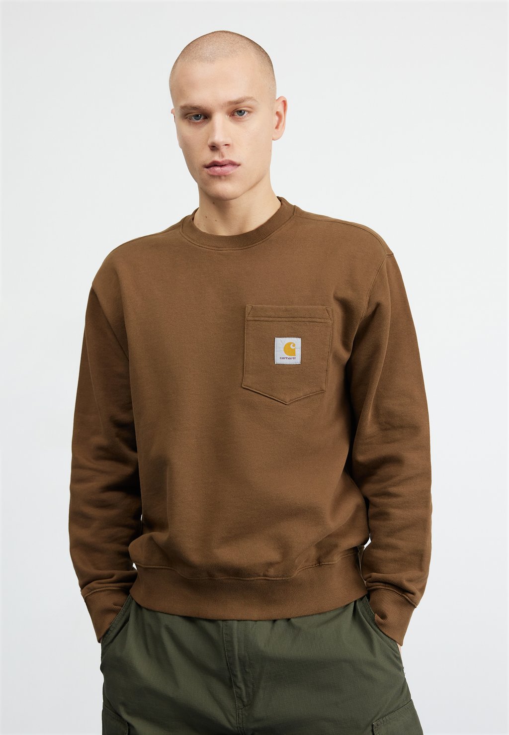 

Толстовка Pocket Carhartt WIP, цвет lumber