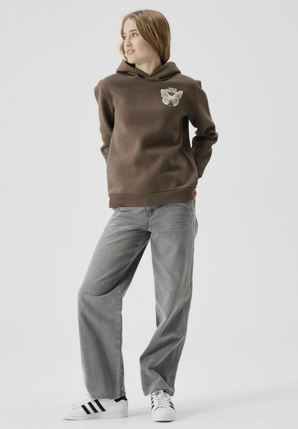 

Толстовка Relaxed Fit LMTD, цвет chocolate chip