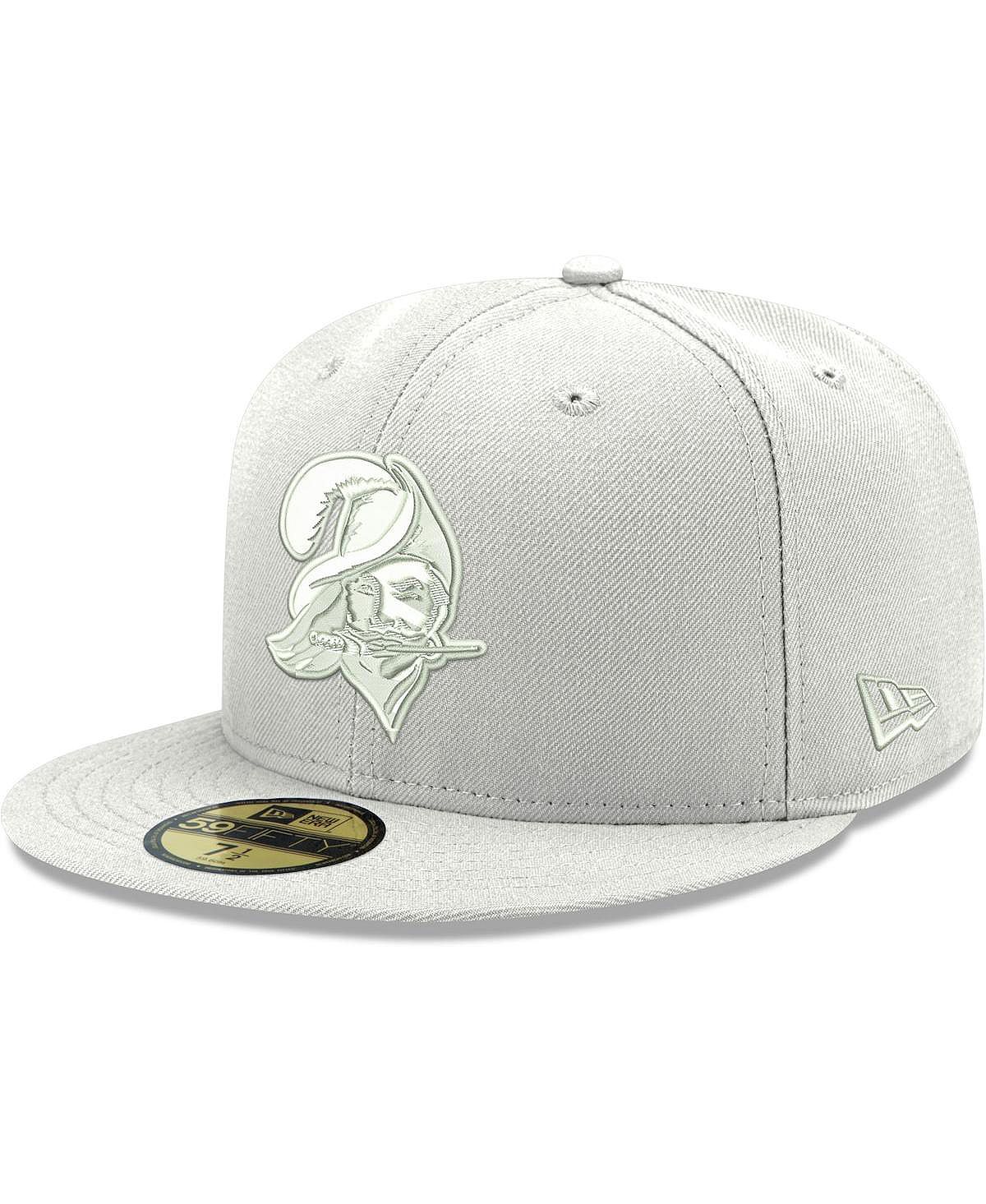 

Мужская бейсболка Tampa Bay Buccaneers White on White с логотипом 59FIFTY New Era