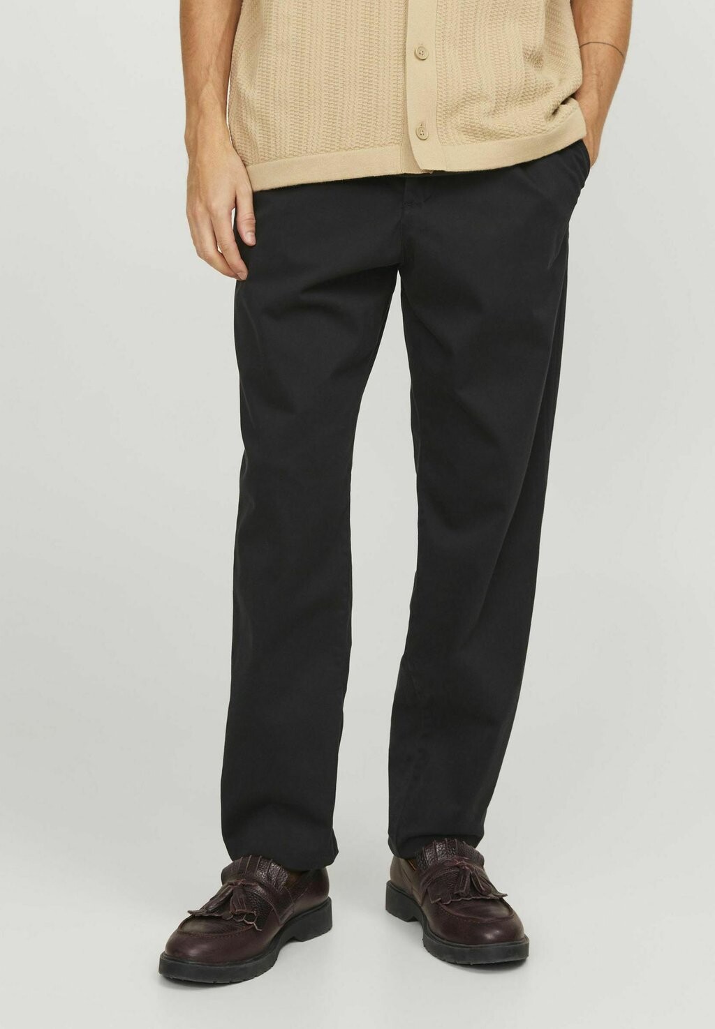 

Чиносы Bill Bowie Bügelfalten Jack & Jones, черный