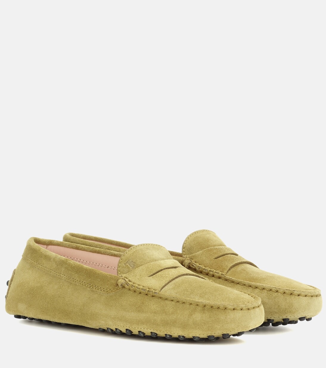 

Замшевые мокасины gommino Tod'S, зеленый