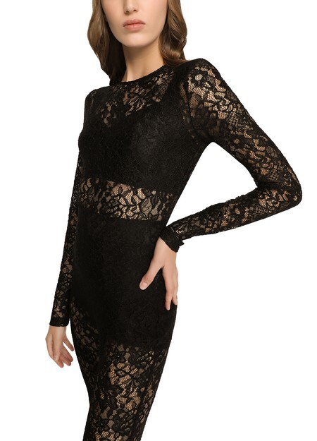 

Кружевной комбинезон Dolce & Gabbana, черный