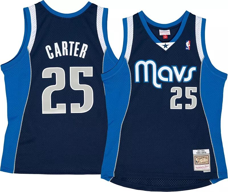 Мужская майка Mitchell & Ness Dallas Mavericks Vince Carter # 25 Swingman