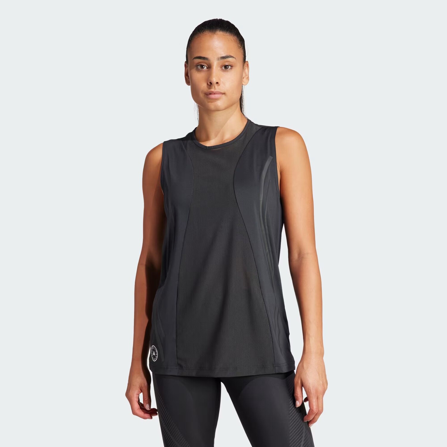 

Майка для бега TruePace by Stella McCartney Adidas, цвет Black/Black