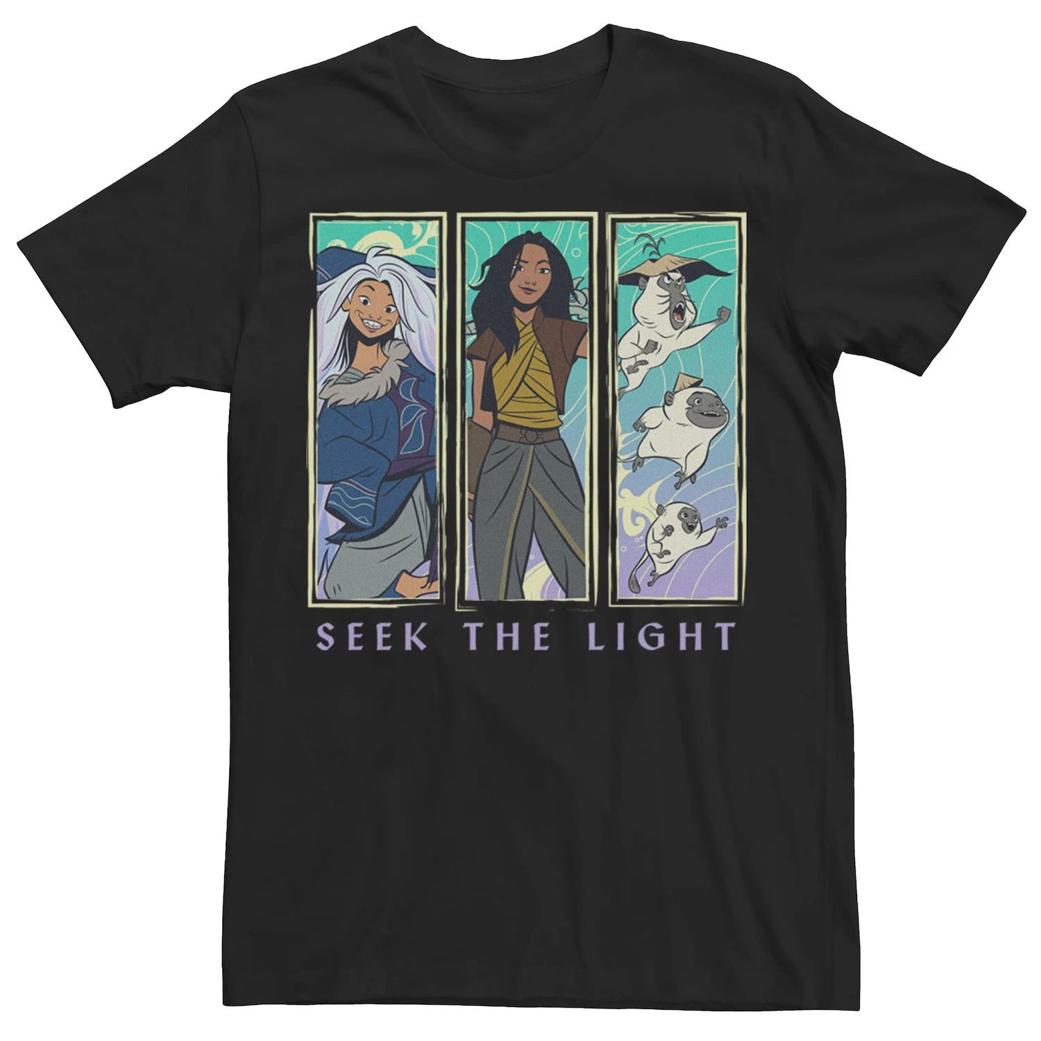 Мужская легкая футболка Disney Raya And The Last Dragon Seek The Light