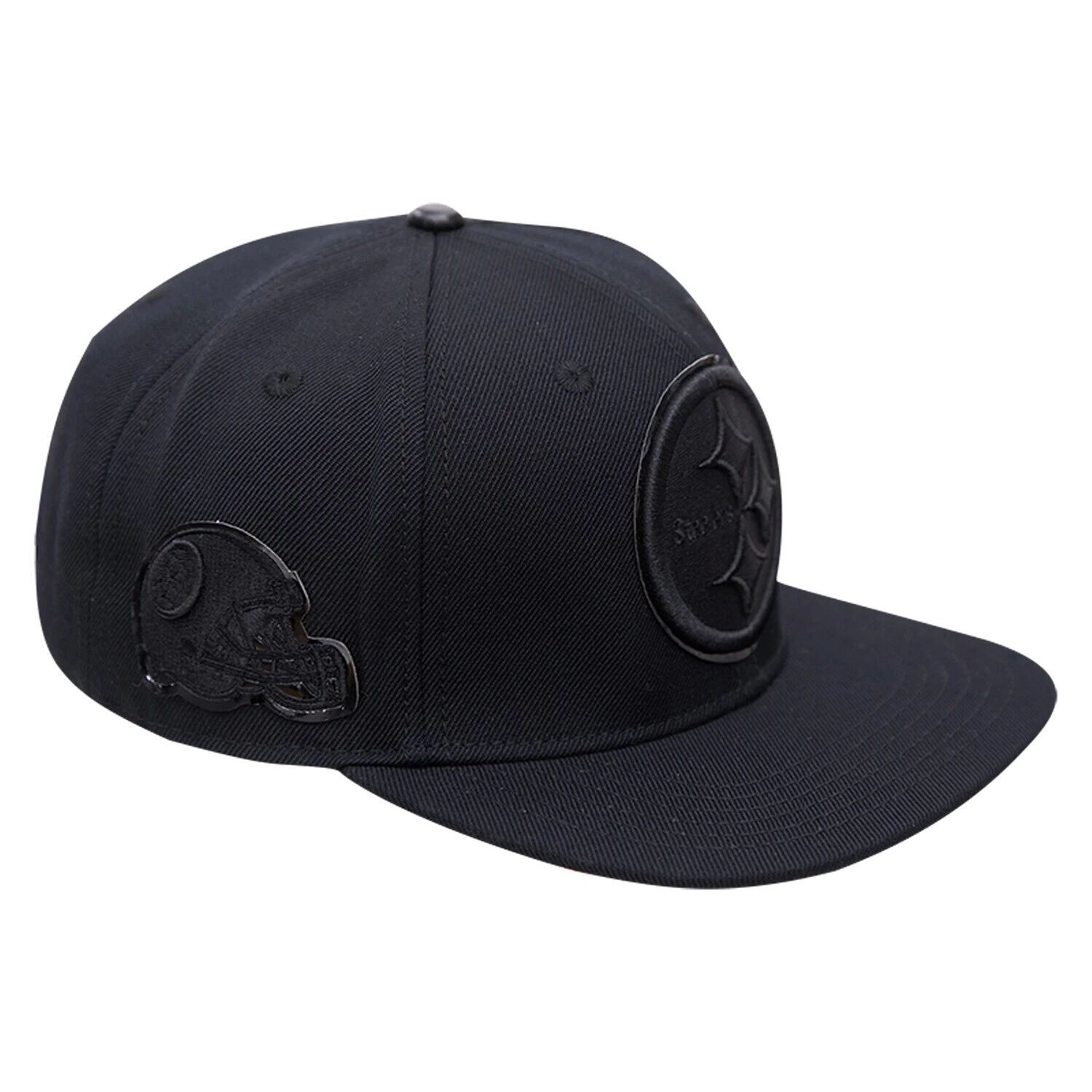 

Мужская кепка Pro Standard Pittsburgh Steelers тройная черная Snapback