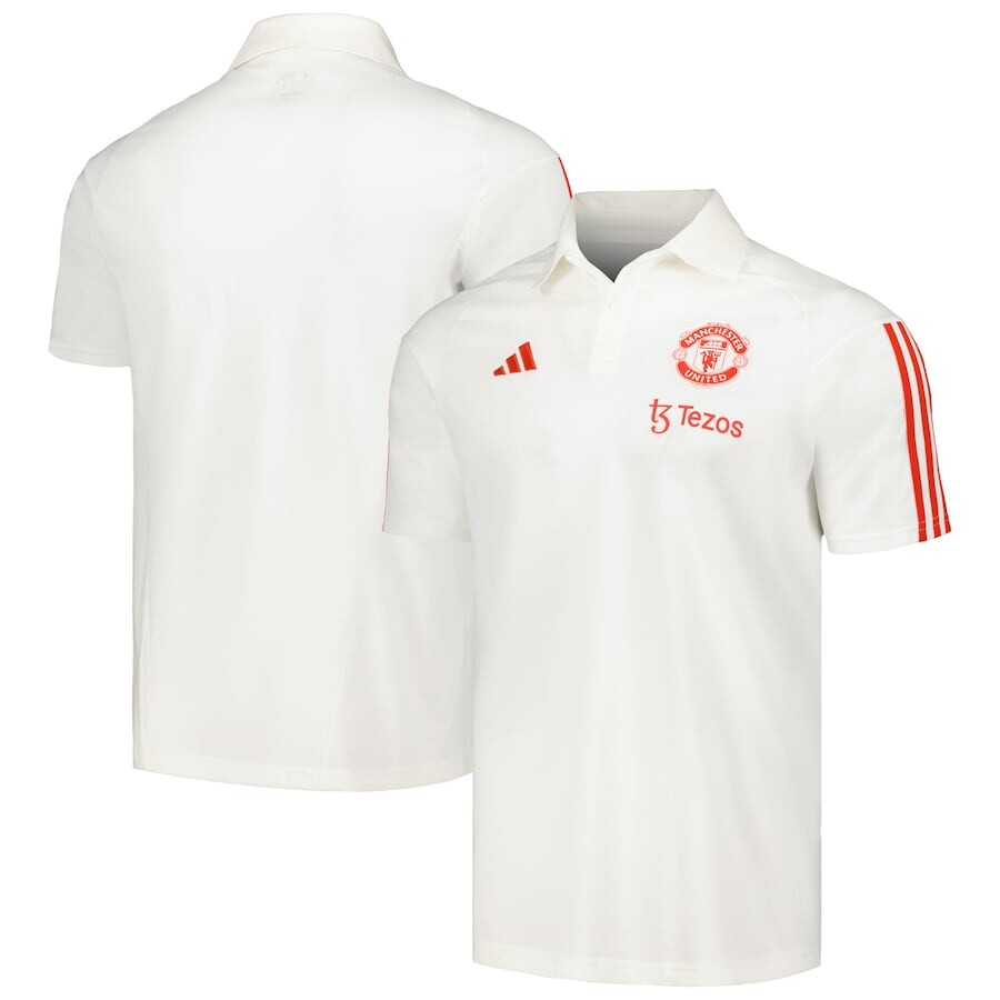

Поло с коротким рукавом adidas Manchester United, белый