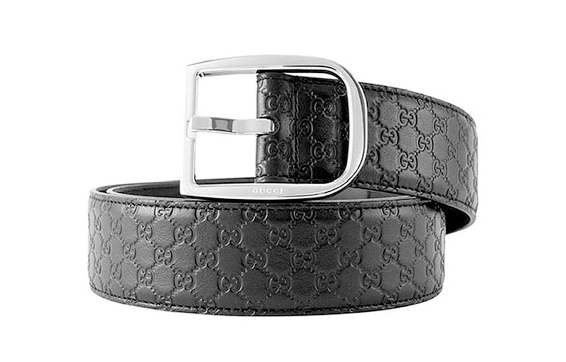 

Ремень Gucci Guccissima кожаный, черный