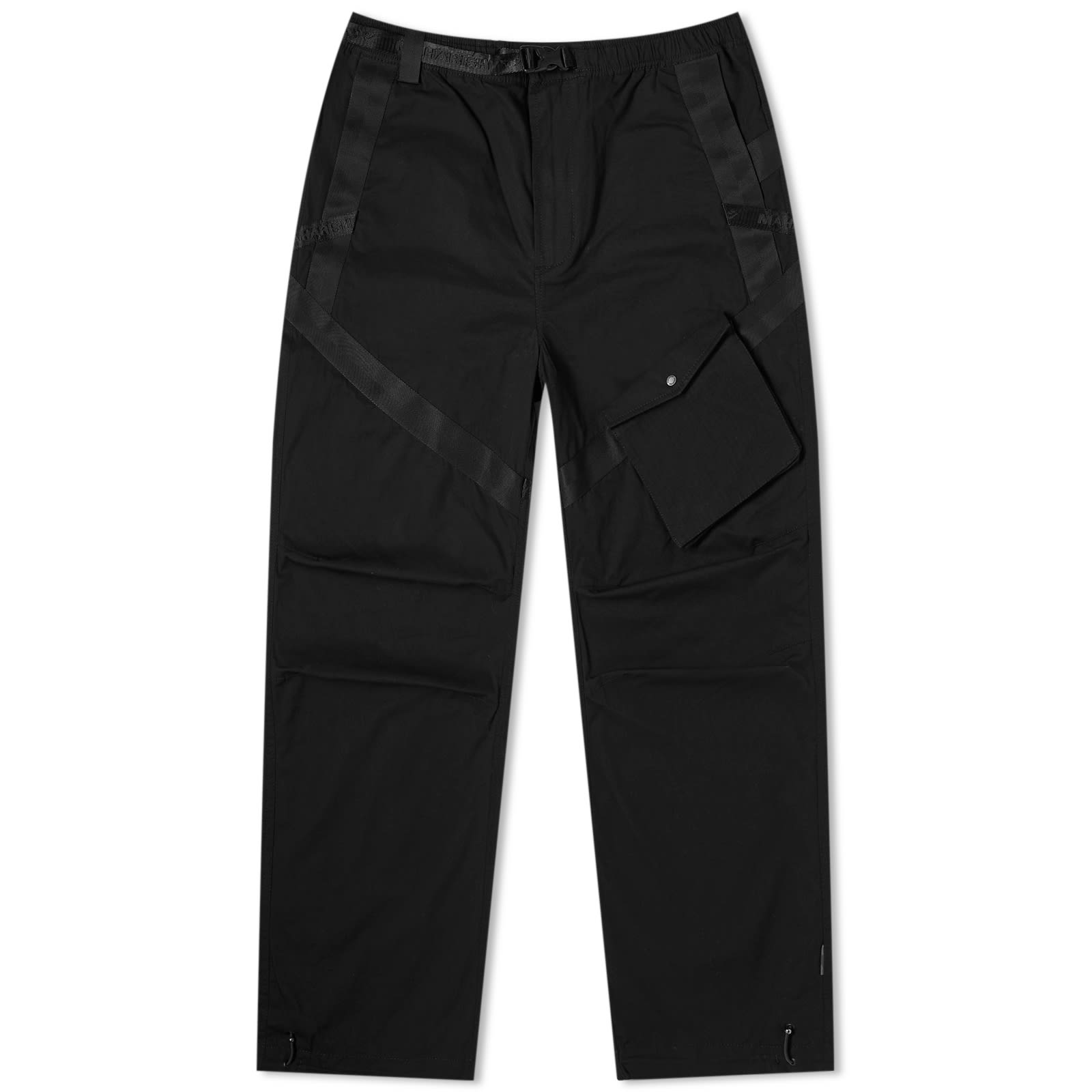 Спортивные брюки Maharishi Cordura Nyco Loose, черный maharishi cordura nyco cargo track