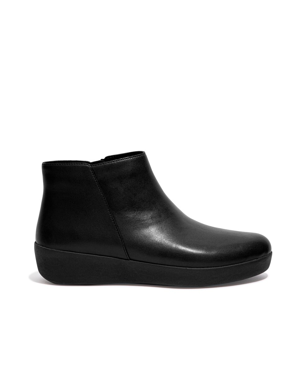 

Женские черные кожаные ботильоны FitFlop, черный