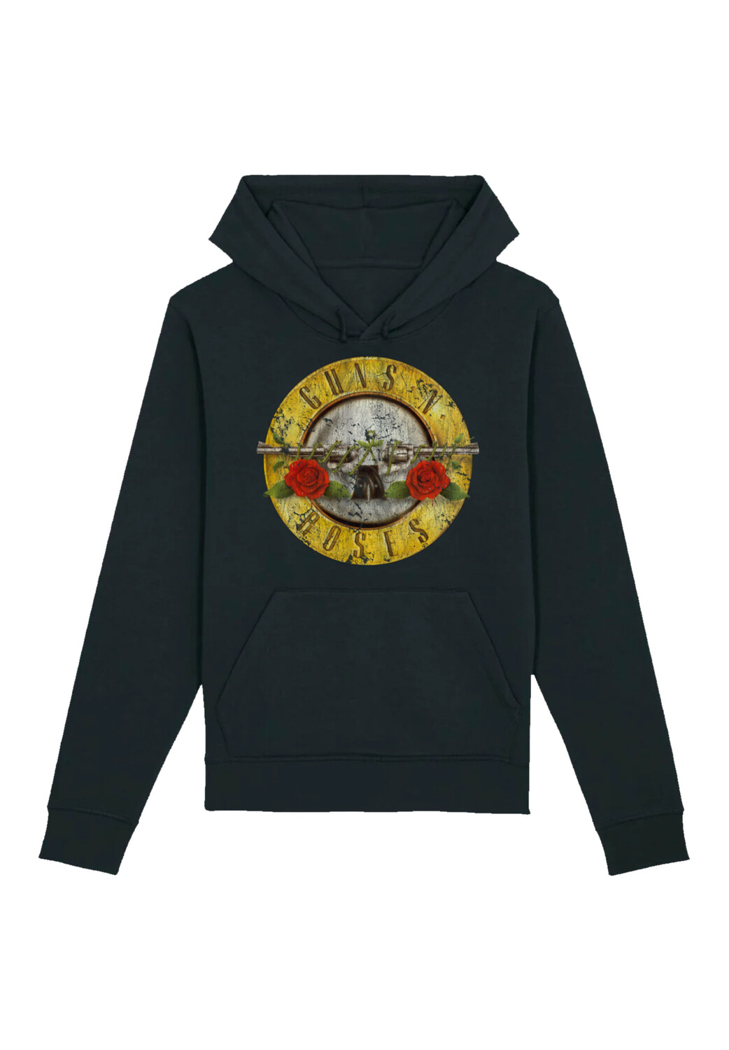 

Пуловер F4NT4STIC Hoodie Guns 'n' Roses Vintage Classic Logo, черный