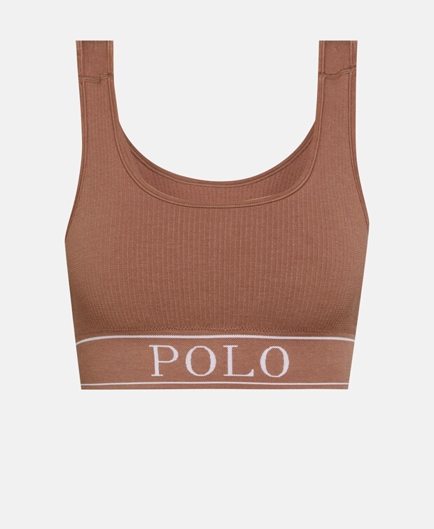 

Спортивный бюстгальтер Polo Ralph Lauren, терракота