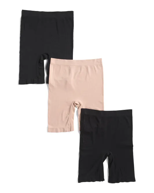 

3 шт. Бесшовные корректирующие трусы до бедер Waist Watcher, черный