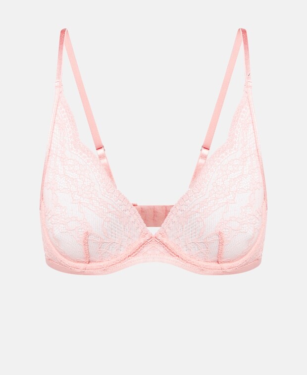 

Бюстгальтер на косточках, чашка BE Hunkemöller, розовый