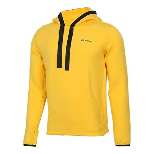 цена Толстовка Men's adidas neo Casual Sports Yellow, желтый