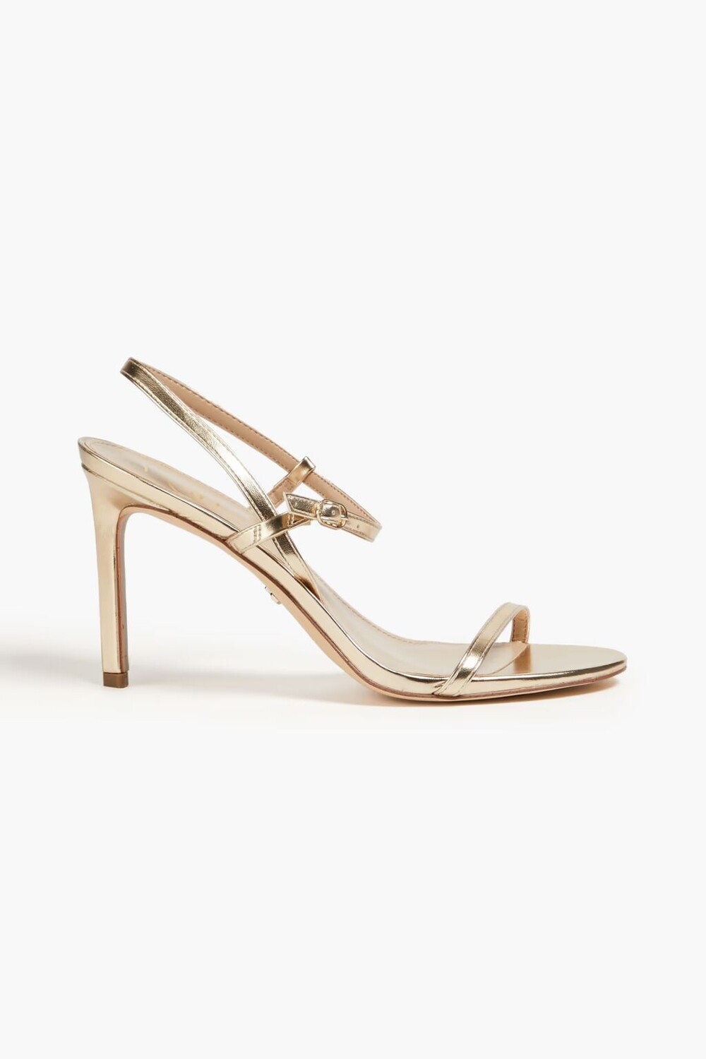 

Сандалии из металлизированной кожи Sam Edelman, платина