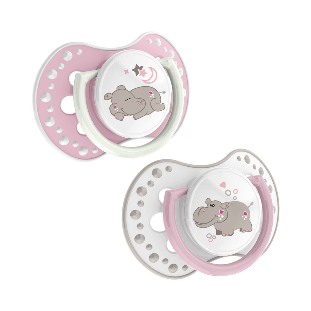 цена Детская соска Lovi Night&Day Girl 6-18m, 2 шт