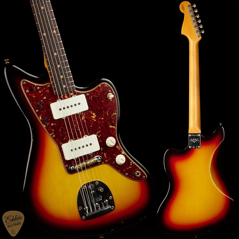 

Электрогитара Fender Custom Shop 62 Jazzmaster Journeyman - Aged 3 Color Sunburst