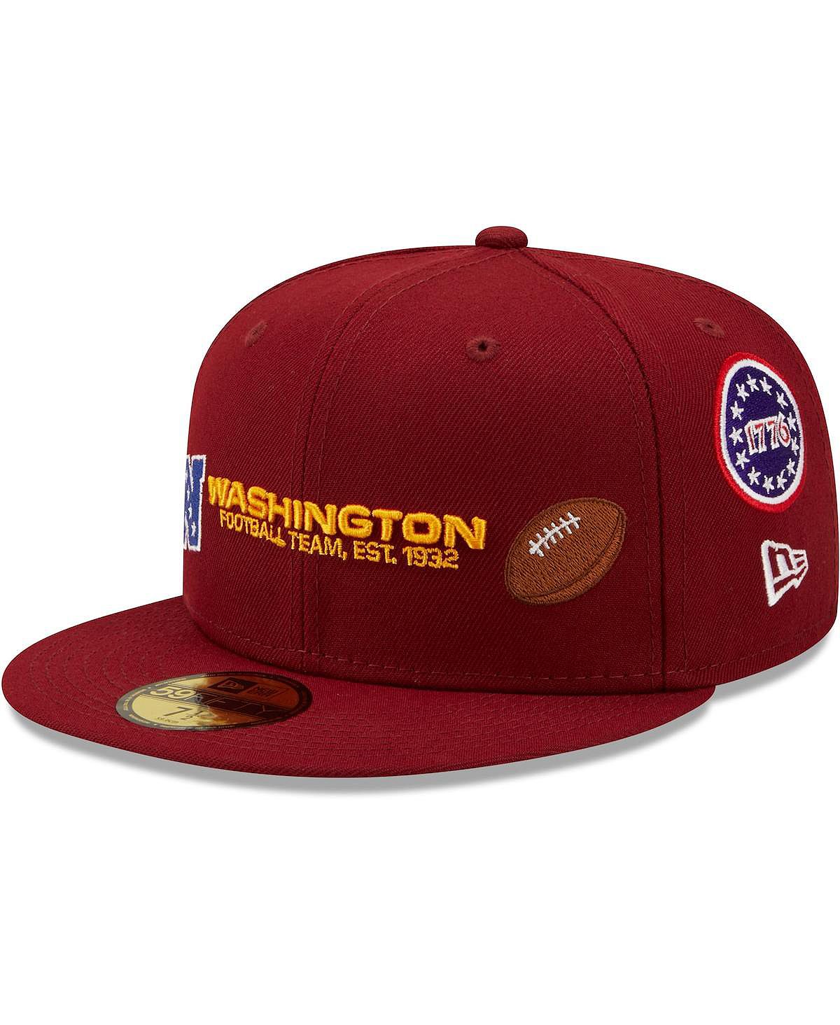 

Мужская бордовая приталенная шляпа Washington Football Team Team Local 59FIFTY New Era