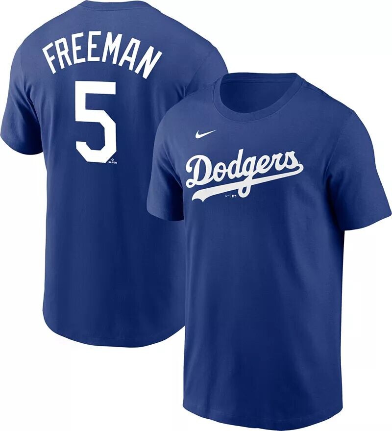 

Мужская футболка Nike Los Angeles Dodgers Freddie Freeman #5 2023 City Connect