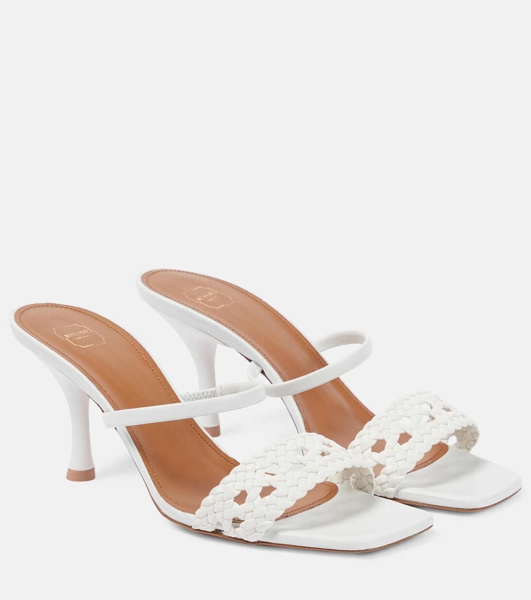 

Кожаные мюли Frida Malone Souliers, белый