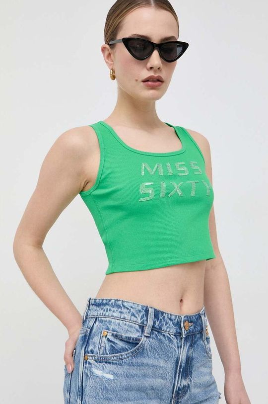Топ Miss Sixty, зеленый miss sixty pубашка