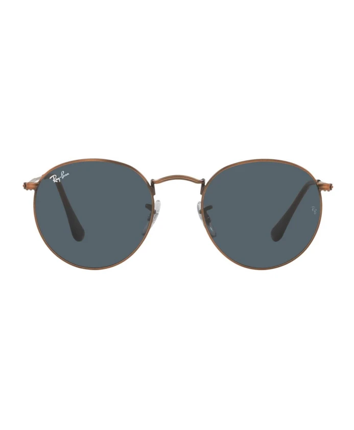 

Металлические круглые солнцезащитные очки в стиле унисекс Ray-Ban, коричневый