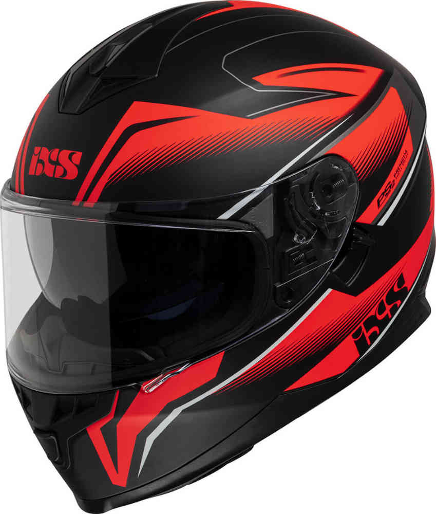 1100 2.3 Шлем IXS, черный матовый/красный шлем ixs 460 fg 2 0 желтый