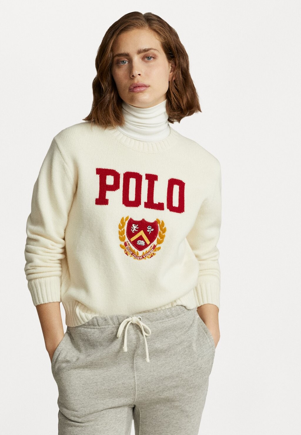 

Свитшот Polo Ralph Lauren ДЛИННЫЙ РУКАВ, кремовый