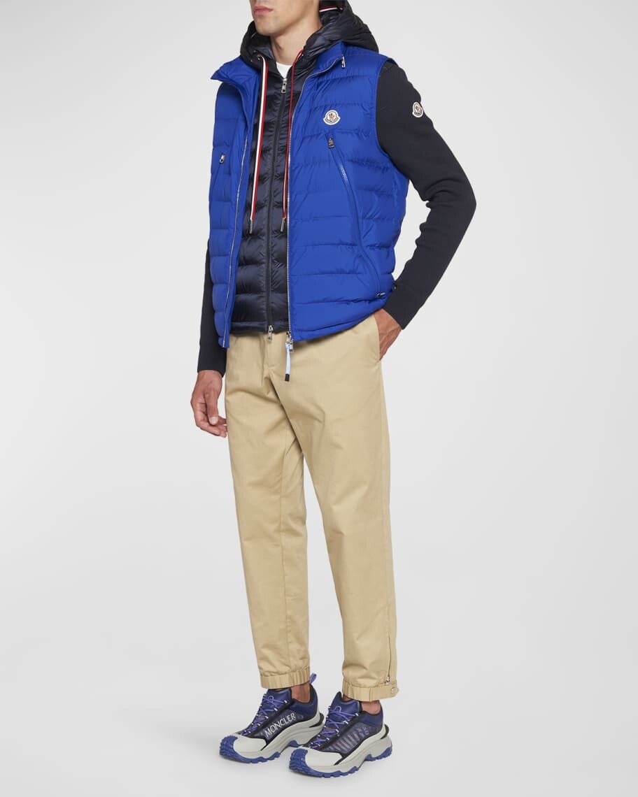 

Мужской пуховик Албыт каннелированный Moncler, Серый
