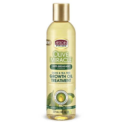 

Масло для волос, 237 мл African Pride, Olive Miracle Growth Oil Treatment