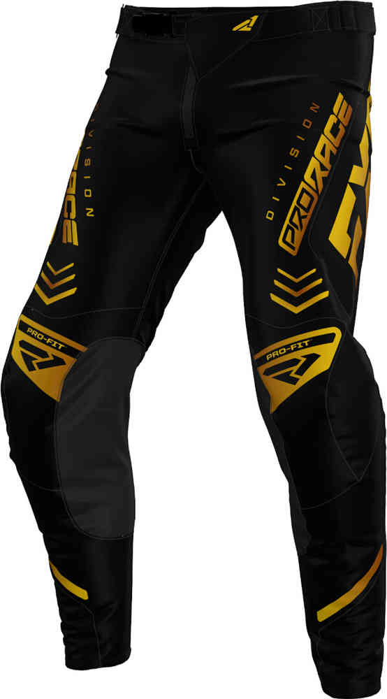 Молодежные брюки для мотокросса Revo 2024 FXR, черное золото