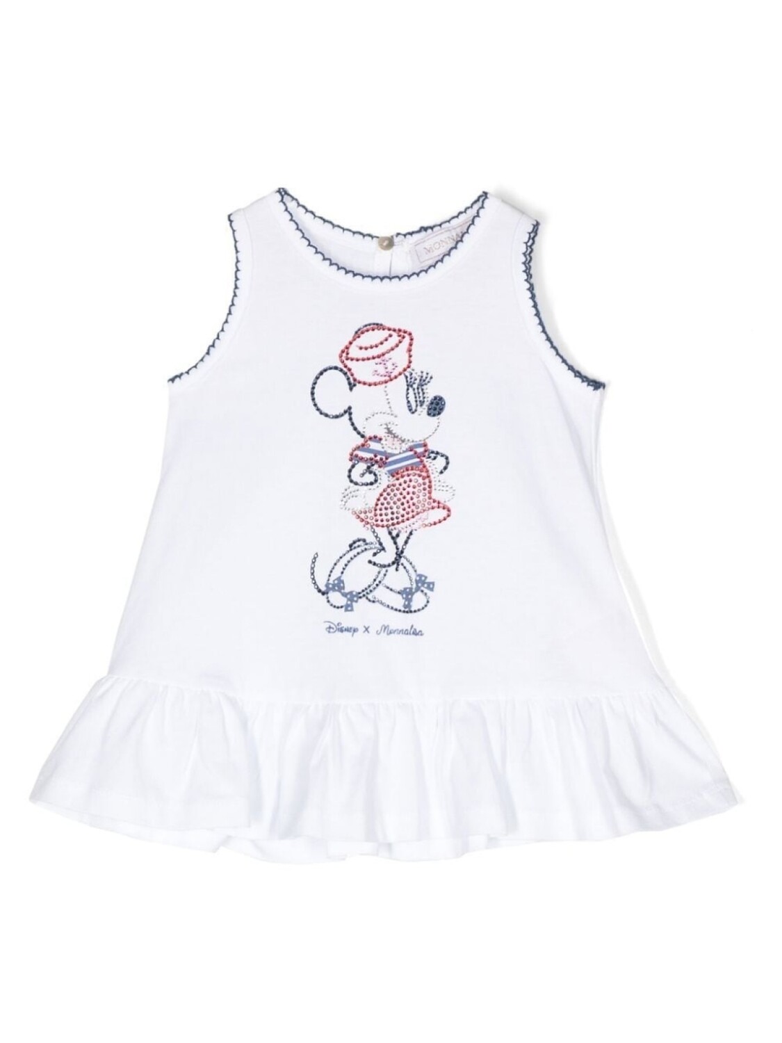 

Платье Minnie-Mouse со стразами из коллаборации с Disney Monnalisa, белый
