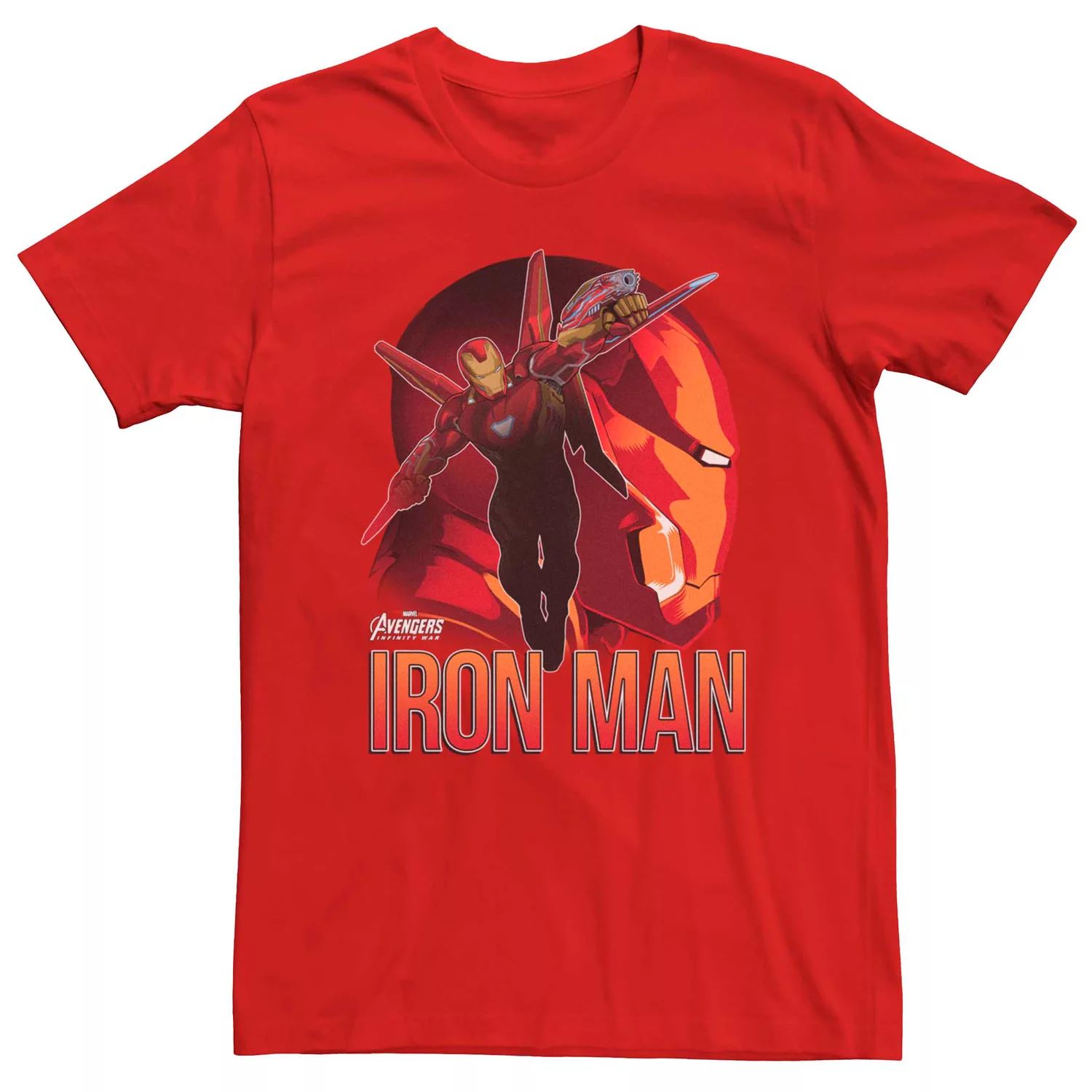 Мужская футболка Marvel Avengers Infinity War Iron Man Action Shot Licensed Character avengers infinity war iron spider man pvc figure