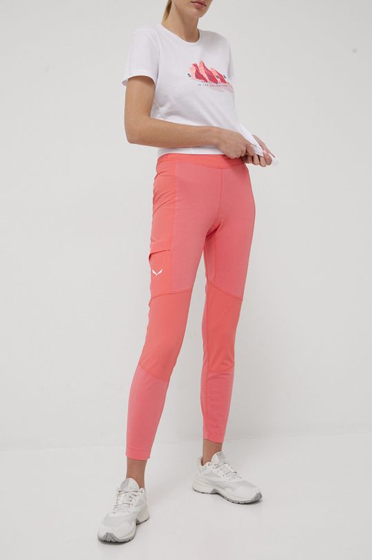 Спортивные леггинсы Lavaredo Salewa, розовый спортивные брюки salewa lavaredo красный